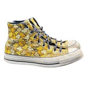 Converse Chuck Taylor All-Star 70‎ Hi Sneaker Men's 8.5 Yellow Peanuts Woodstock